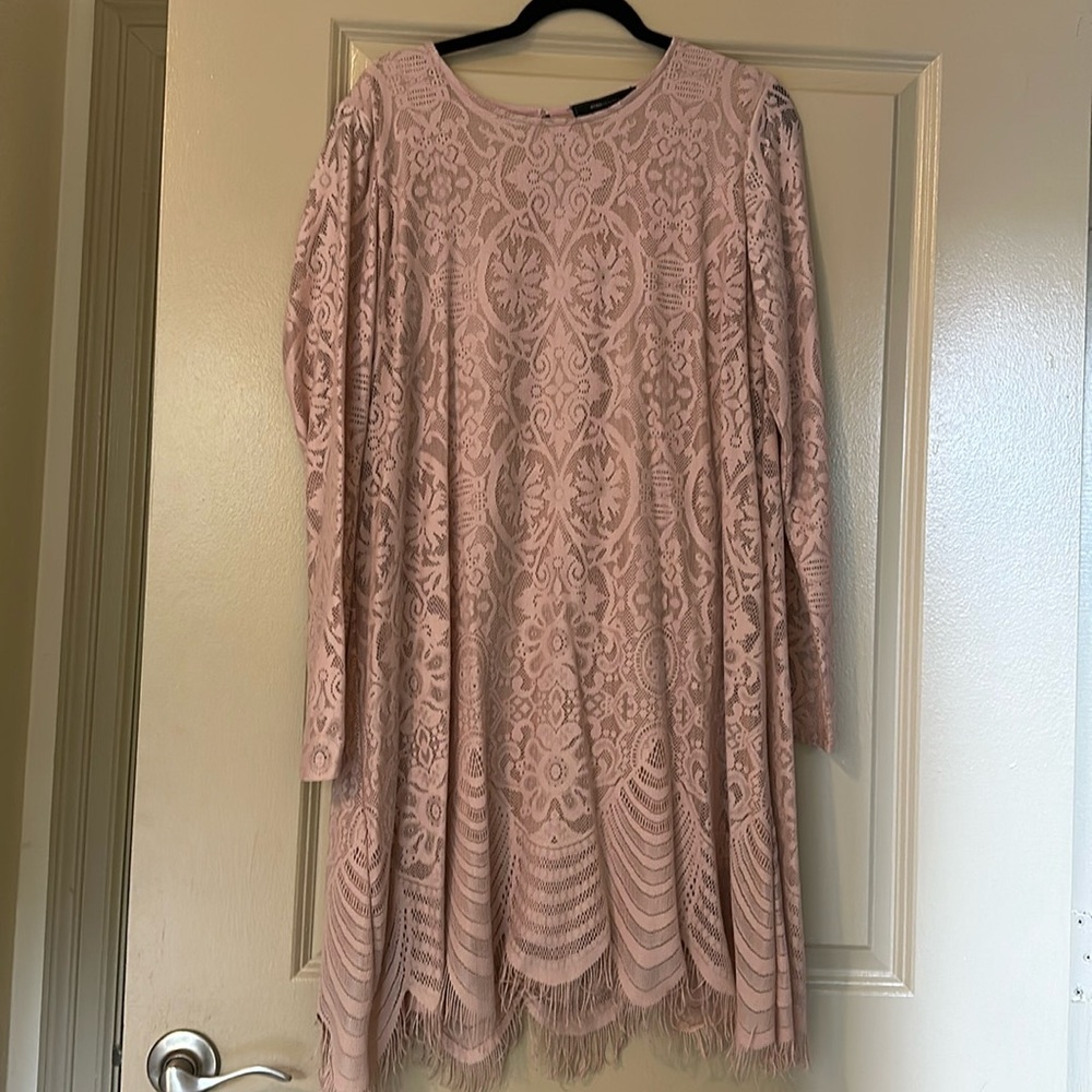 Amazing pink midi dress